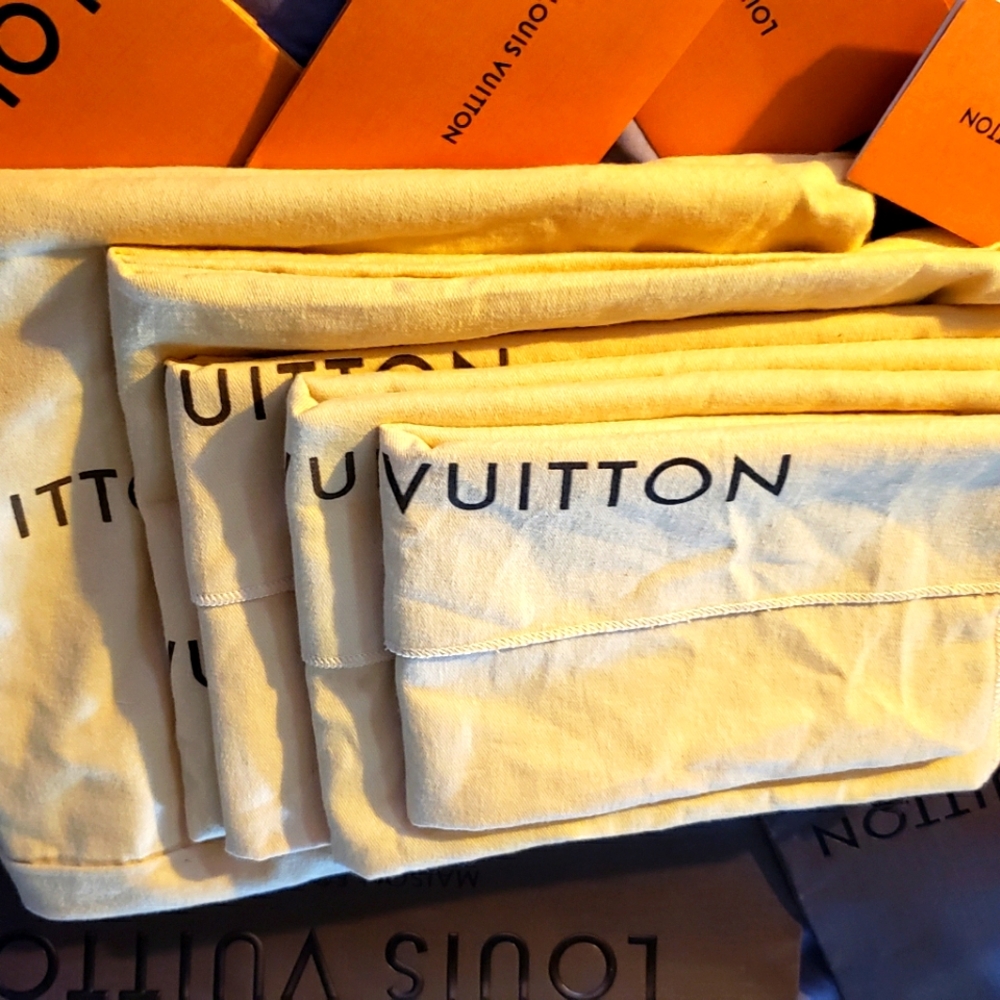 Authentic Louis Vuitton dust bags in various sizes price is per bag.